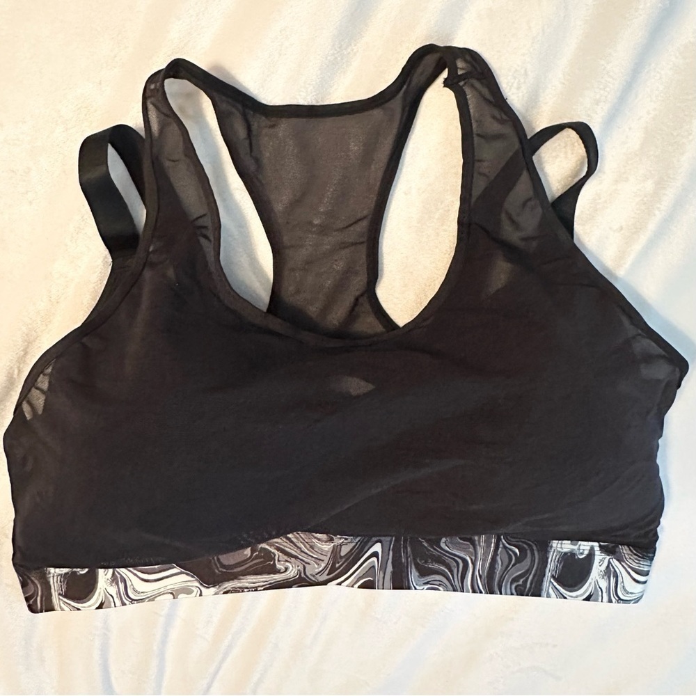 NEW Adore Me Micah Contour Plus High Impact Sports Bra Wireless Black 40DDD